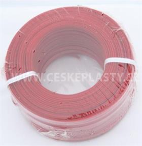 Vázací pásek s drátkem TECHNO COLOR červený