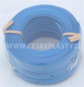 Vázací pásek s drátkem TECHNO COLOR modrý
