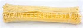 Vázací pásek s drátkem TECHNO COLOR žlutý