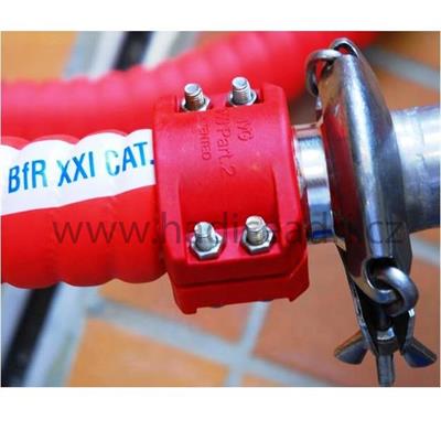 CLAMPS EASY SHELL RED PVC