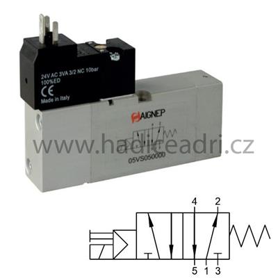 05V-5/2 SOLENOIDOVÝ VENTIL VDMA 18 mm